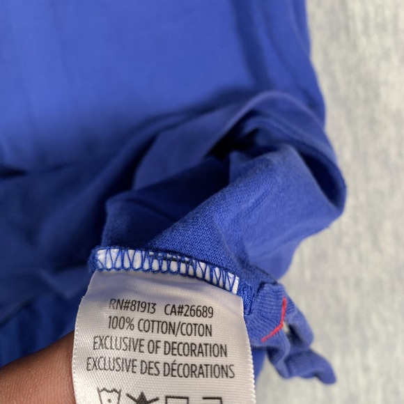 Robert Graham Polo Shirt Mens 2XL Blue Classic Fit Short Sleeve Cotton Red Trim - Picture 9 of 11